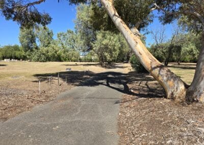 West Tce Cemetery: Parking-2-Road AX