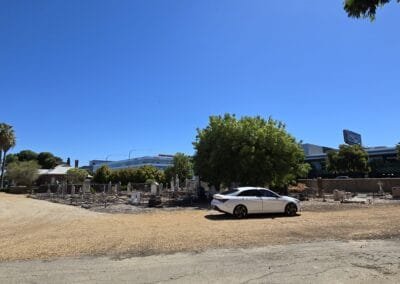 West Tce Cemetery: Parking-5-Road 2-E side