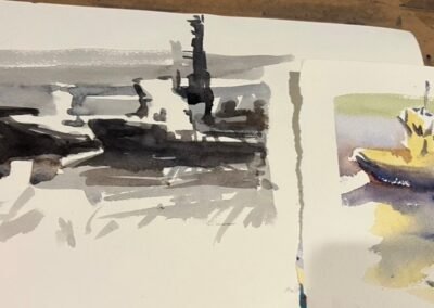 3025-03-21 - Study of tug boats, Pt Adelaide