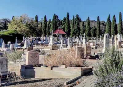 Mitcham Cemetery - Directory pagoda 02
