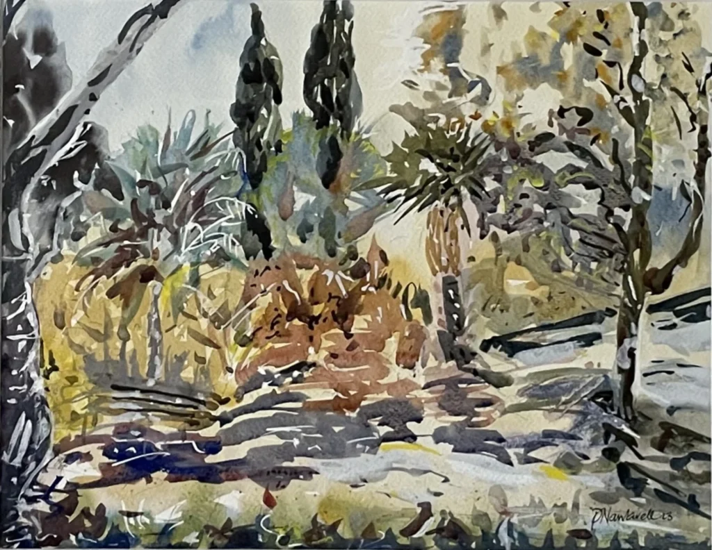 2023 - Peter - watercolour, gouache