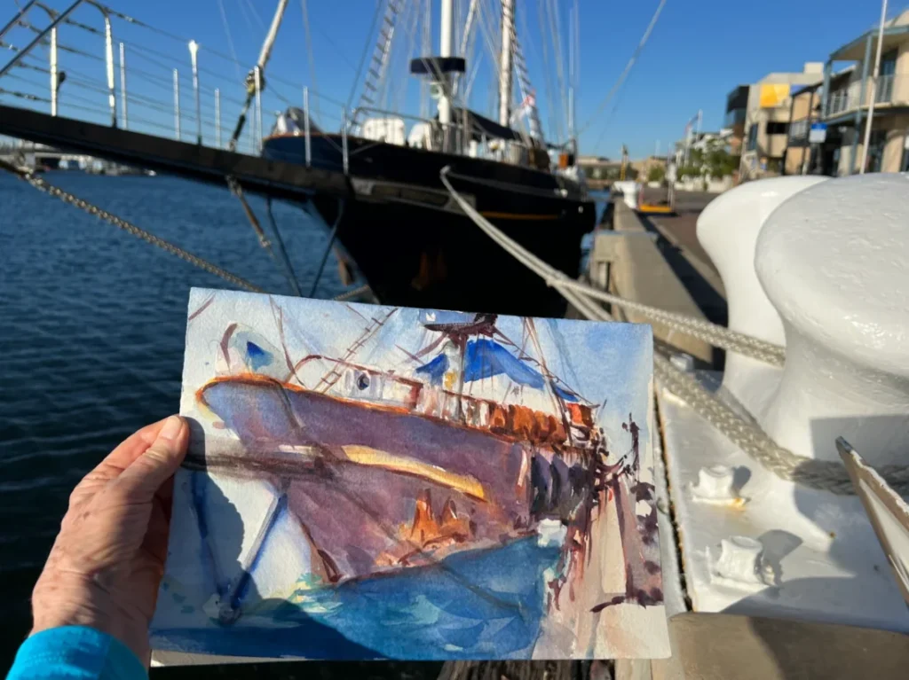 2024 - Sally - Port Adelaide wharf 2