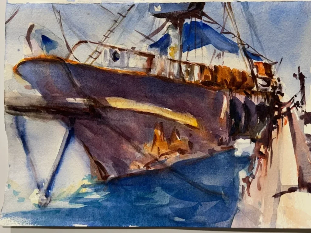 2024 - Sally - Port Adelaide wharf 2